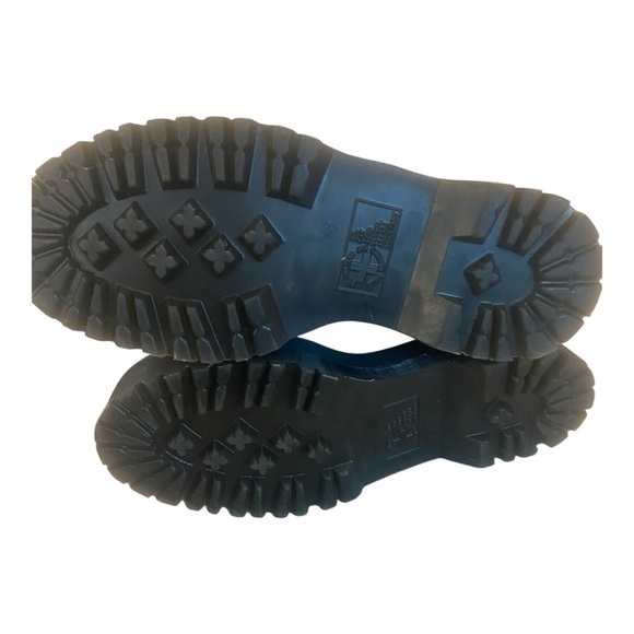 Dr. Martens DEVON HEART LEATHER PLATFORM BOOTS Sz 6L White - Picture 4 of 7